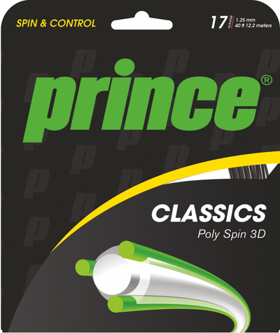 Prince Poly Spin 3D Tennis String Set - Black - main image